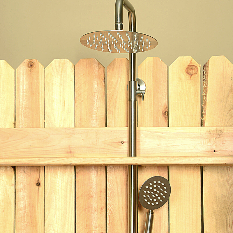 Rustic Picket Outdoor Shower by Rinse Outdoor Showers
