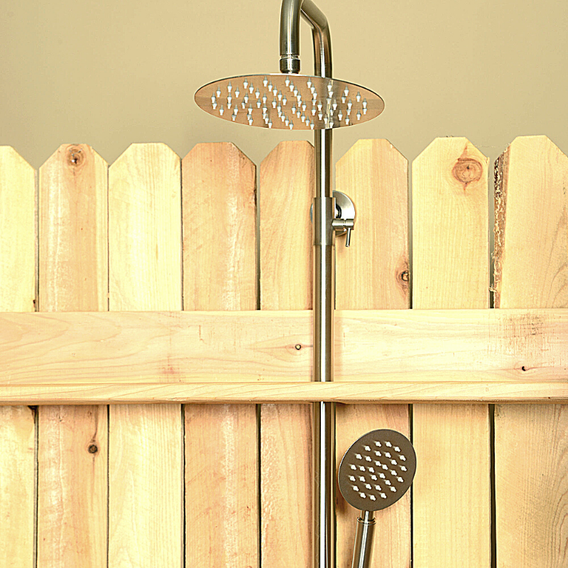 Rustic Picket Outdoor Shower by Rinse Outdoor Showers