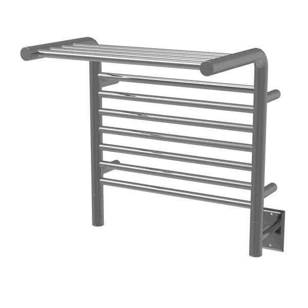 Amba Sauna Accessories MSB - Brushed Amba Jeeves Model M Shelf 11 Bar Hardwired Towel Warmer