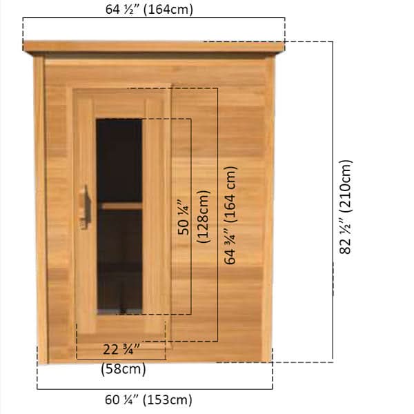 Dundalk LeisureCraft Saunas Dundalk LeisureCraft Knotty Cedar Indoor Cabin Sauna