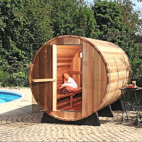 Almost Heaven Saunas Almost Heaven Lewisburg 6-8 Person Standard Barrel Sauna