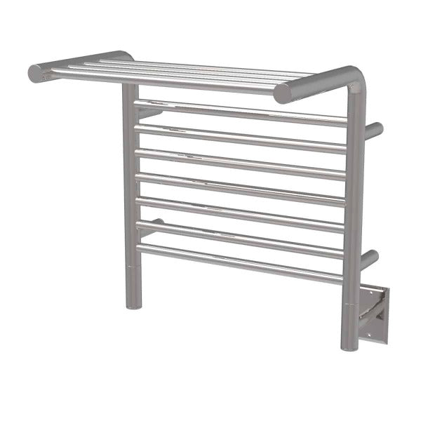 Amba Sauna Accessories MSP - Polished Amba Jeeves Model M Shelf 11 Bar Hardwired Towel Warmer