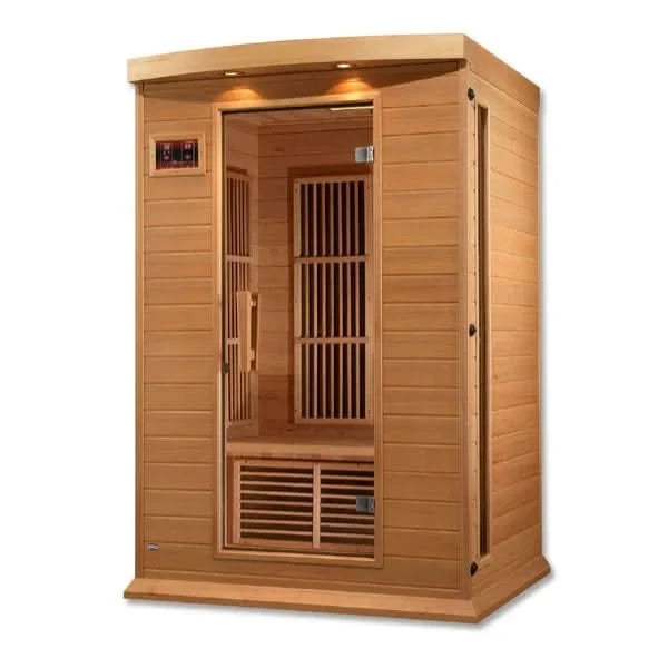 Golden Designs Saunas Golden Designs Maxxus 2 Person Low EMF FAR IR Sauna (MX-K206-01)