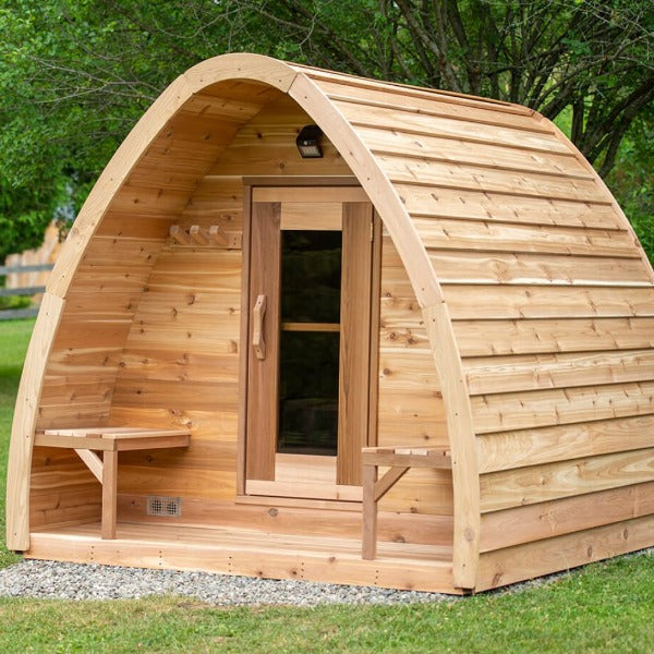 Dundalk LeisureCraft Saunas Dundalk Leisure Knotty Cedar Mini Pod Sauna