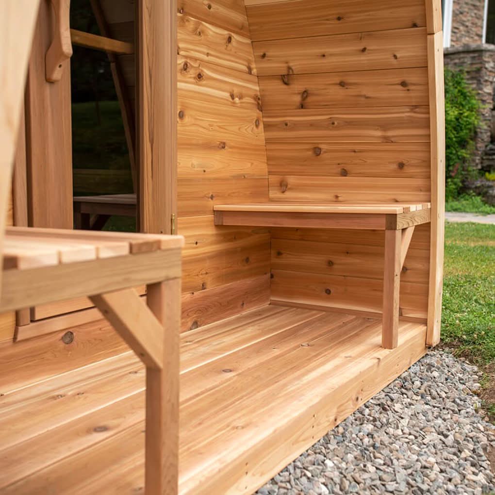 Dundalk LeisureCraft Saunas Dundalk Leisure Knotty Cedar Mini Pod Sauna