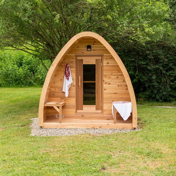 Dundalk LeisureCraft Saunas Dundalk Leisure Knotty Cedar Mini Pod Sauna