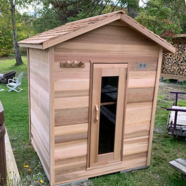 Dundalk LeisureCraft Saunas Dundalk LeisureCraft Clear Cedar Outdoor Cabin Sauna