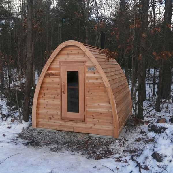 Dundalk LeisureCraft Saunas Dundalk Leisure Knotty Cedar Mini Pod Sauna
