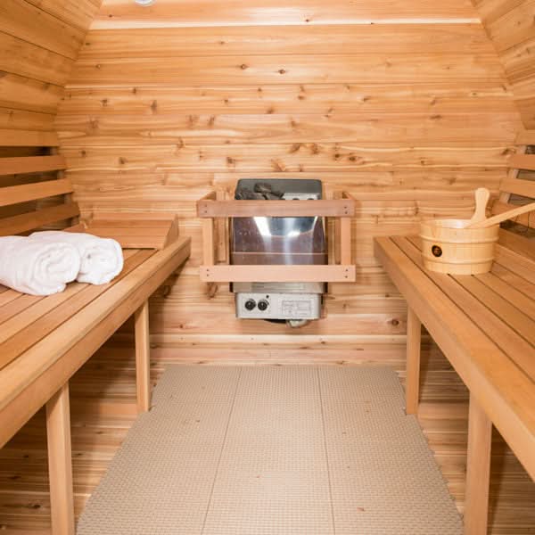Dundalk LeisureCraft Saunas Dundalk Leisure Knotty Cedar Mini Pod Sauna