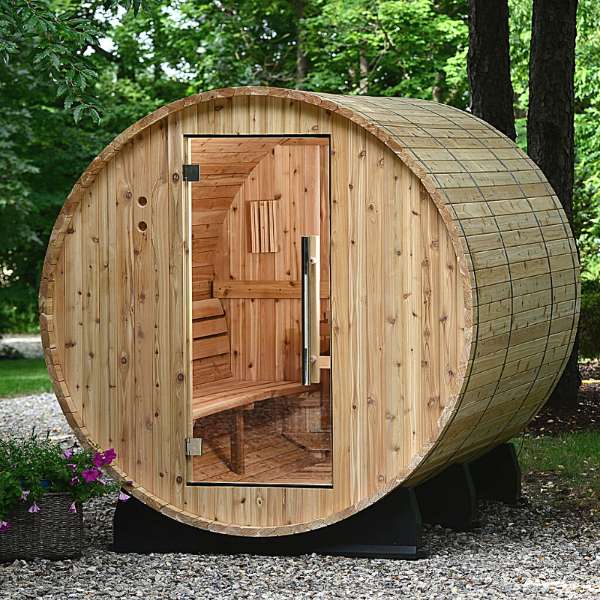 Almost Heaven Saunas Almost Heaven Princeton 6 Person Standard Barrel Sauna