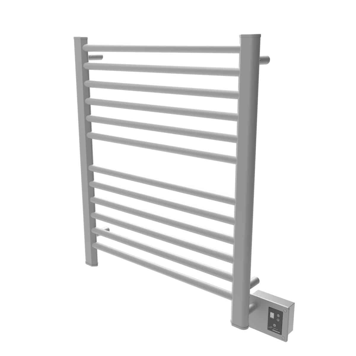 Amba Sauna Accessories S2932B.2 - Brushed Amba Sirio S2932 12 Bar Hardwired Towel Warmer