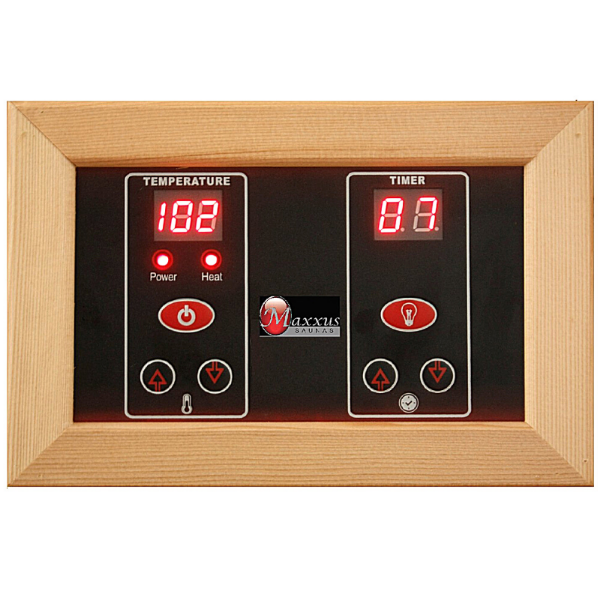 Golden Designs Saunas Golden Designs Maxxus 3 Person Low EMF FAR IR Sauna (MX-K306-01)