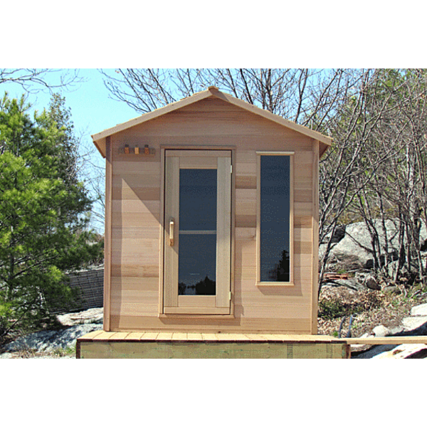 Dundalk LeisureCraft Saunas Dundalk LeisureCraft Clear Cedar Outdoor Cabin Sauna