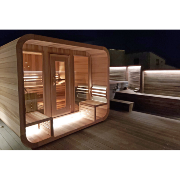 Dundalk LeisureCraft Saunas Dundalk LeisureCraft Clear Cedar Outdoor Luna Sauna