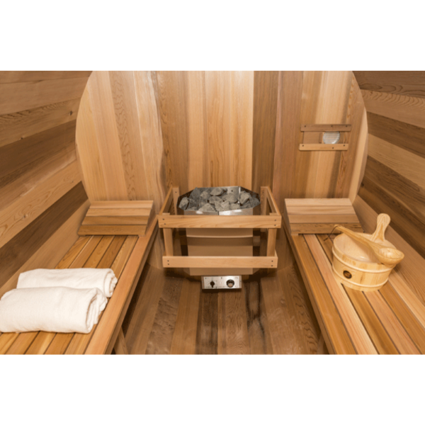Dundalk LeisureCraft Saunas Dundalk LeisureCraft Clear Red Cedar Barrel Sauna