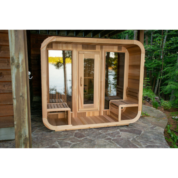 Dundalk LeisureCraft Saunas Dundalk LeisureCraft Clear Cedar Outdoor Luna Sauna