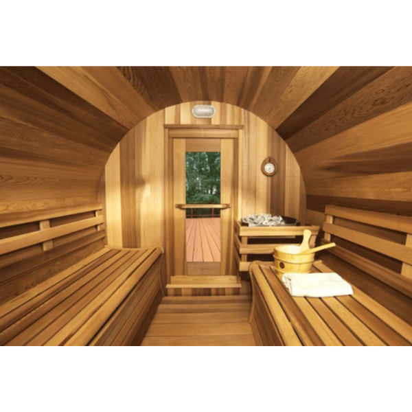 Dundalk LeisureCraft Saunas Dundalk LeisureCraft Clear Red Cedar Barrel Sauna