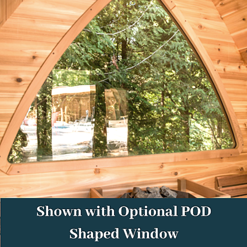 Dundalk LeisureCraft Saunas Dundalk LeisureCraft Clear Cedar POD Sauna