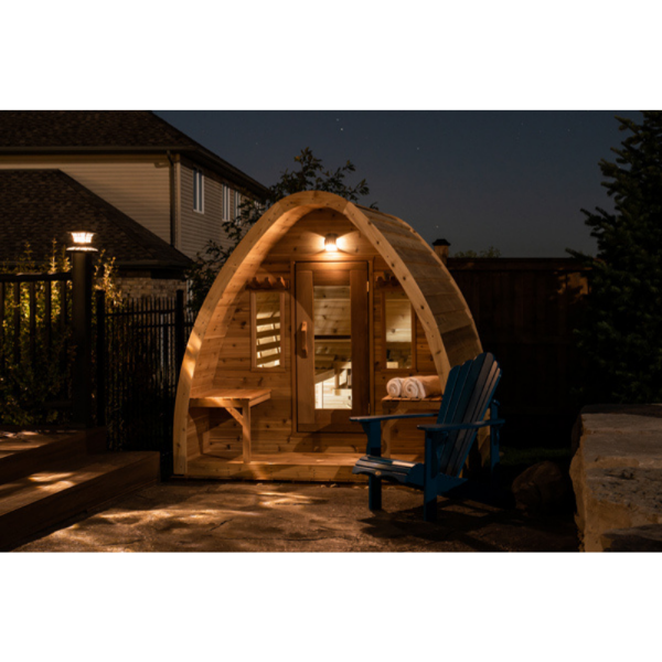 Dundalk LeisureCraft Saunas Dundalk LeisureCraft Clear Cedar Mini POD 2-4 Person Sauna