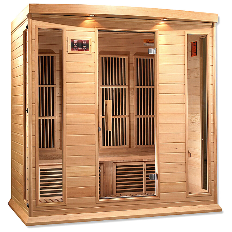 MX-K406-01 Maxxus Low EMF FAR Infrared Sauna Canadian Hemlock - My Sauna World