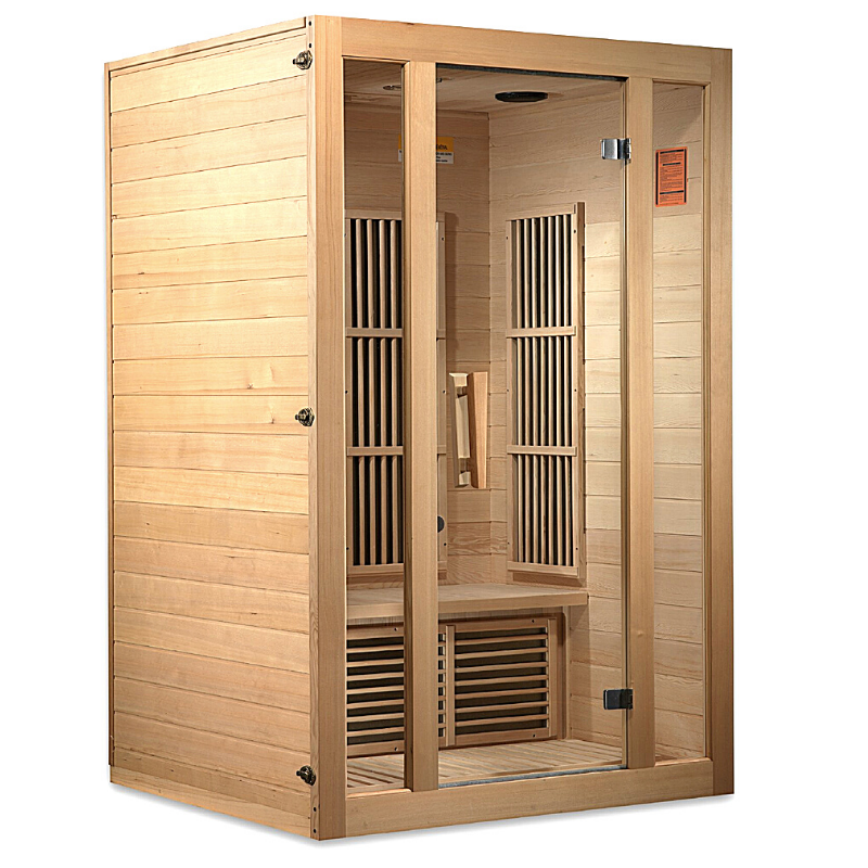 Golden Designs Saunas Golden Designs Maxxus "Seattle" 2 Person Low EMF FAR IR Sauna (MX-J206-01)