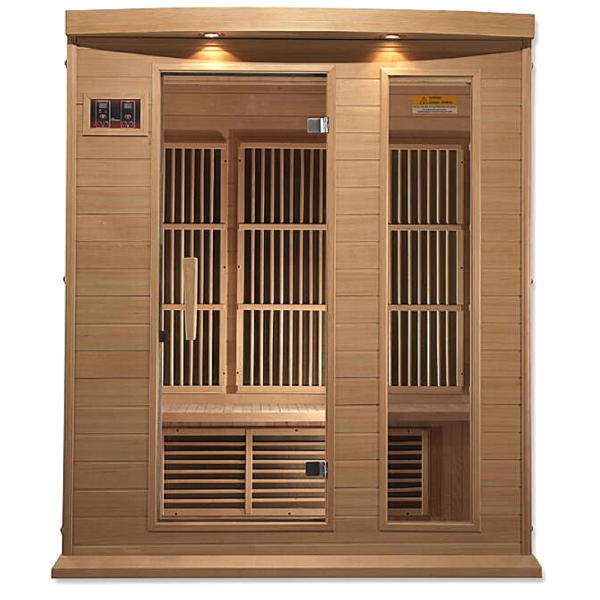 Golden Designs Saunas Golden Designs Maxxus 3 Person Low EMF FAR IR Sauna (MX-K306-01)
