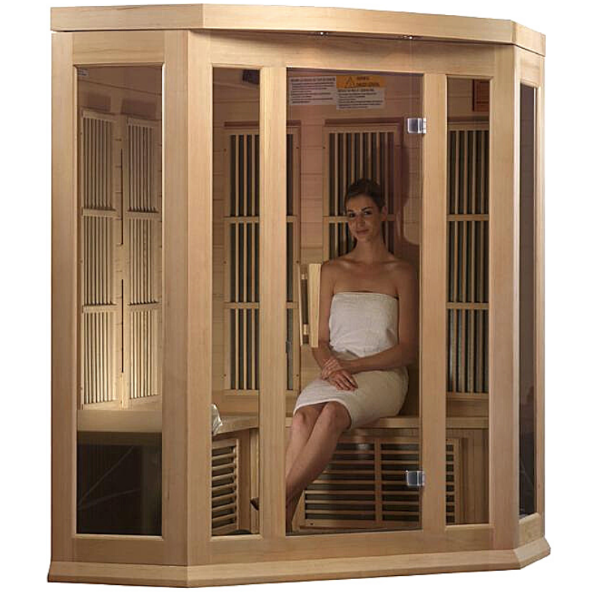Golden Designs Saunas Golden Designs Maxxus 3 Person Low EMF FAR IR Sauna (MX-K356-01)
