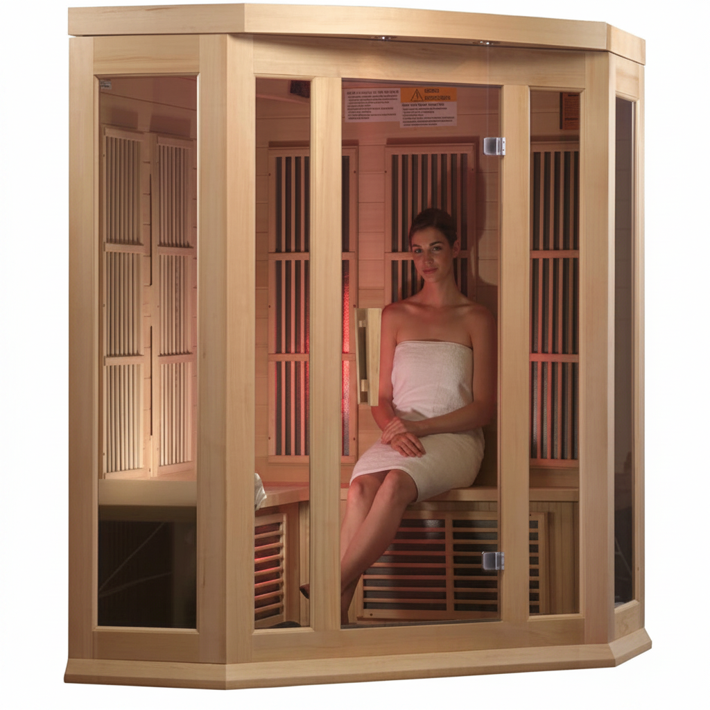 Golden Designs Saunas Golden Designs Maxxus 3 Person Low EMF FAR IR Sauna (MX-K356-01)