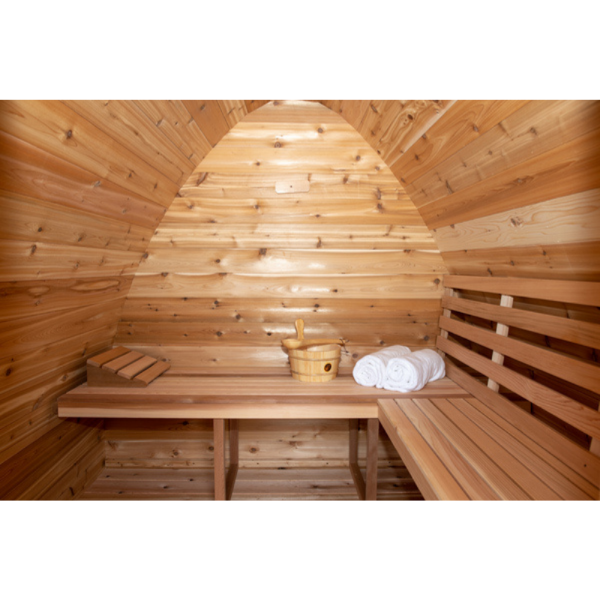 Dundalk LeisureCraft Saunas Dundalk LeisureCraft Clear Cedar Mini POD 2-4 Person Sauna