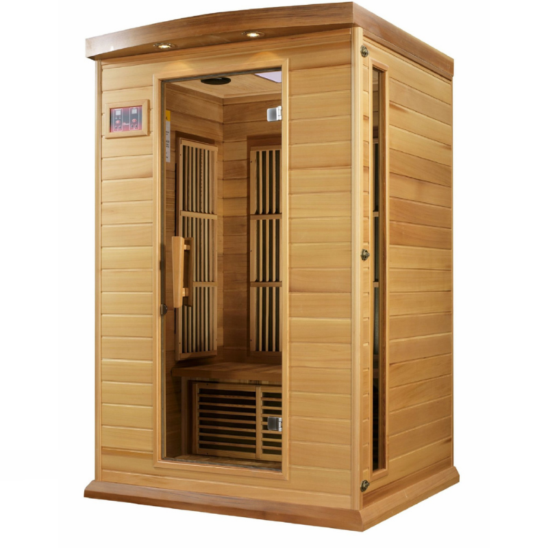 Golden Designs Saunas Golden Designs Maxxus 2 Person Near Zero EMF FAR IR Sauna (MX-K206-01-ZF HEM)