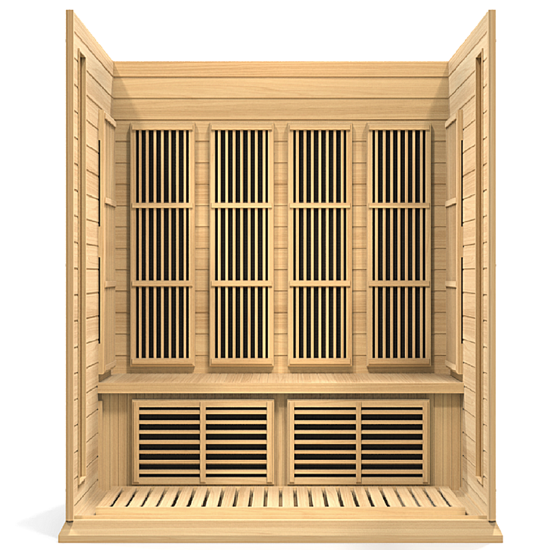 MX-K406-01 Maxxus Low EMF FAR Infrared Sauna Canadian Hemlock - My Sauna World