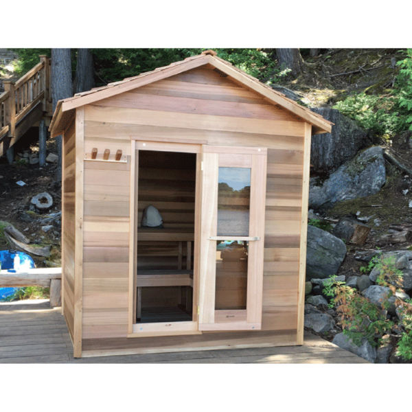 Dundalk LeisureCraft Saunas Dundalk LeisureCraft Clear Cedar Outdoor Cabin Sauna