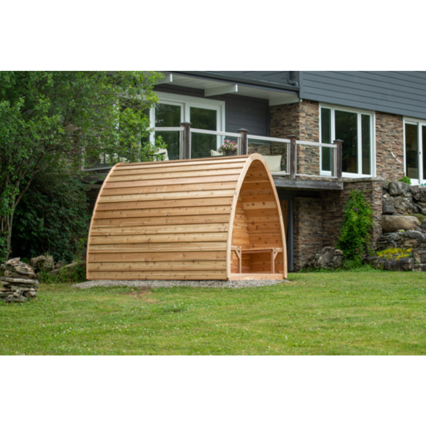 Dundalk LeisureCraft Saunas Dundalk LeisureCraft Clear Cedar Mini POD 2-4 Person Sauna