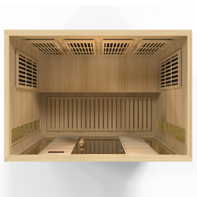 MX-K406-01 Maxxus Low EMF FAR Infrared Sauna Canadian Hemlock - My Sauna World