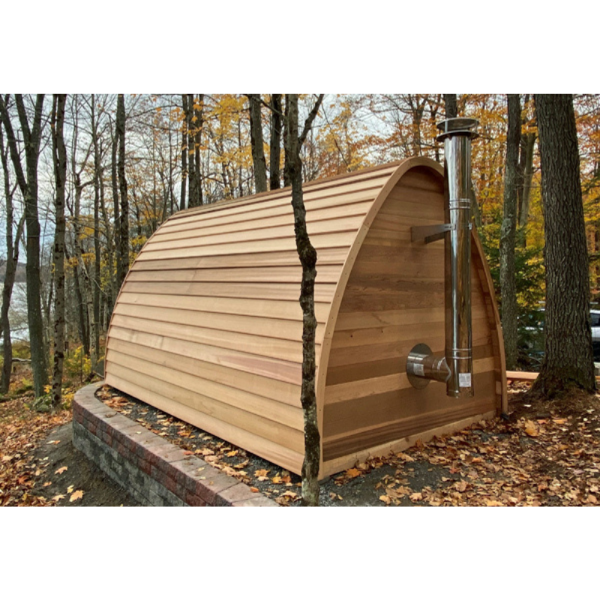 Dundalk LeisureCraft Saunas Dundalk LeisureCraft Clear Cedar Mini POD 2-4 Person Sauna