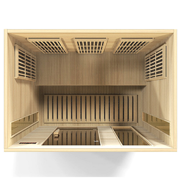 Golden Designs Saunas Golden Designs Maxxus 3 Person Low EMF FAR IR Sauna (MX-K306-01)