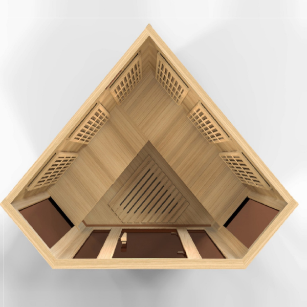 Golden Designs Saunas Golden Designs Maxxus 3 Person Low EMF FAR IR Sauna (MX-K356-01)