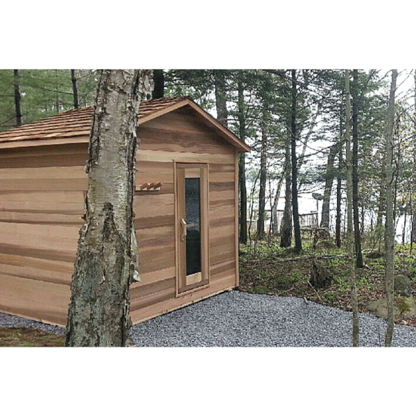 Dundalk LeisureCraft Saunas Dundalk LeisureCraft Clear Cedar Outdoor Cabin Sauna