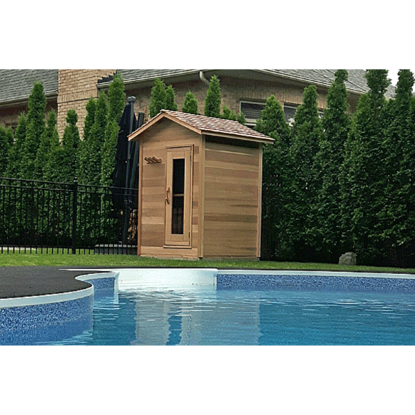 Dundalk LeisureCraft Saunas Dundalk LeisureCraft Clear Cedar Outdoor Cabin Sauna