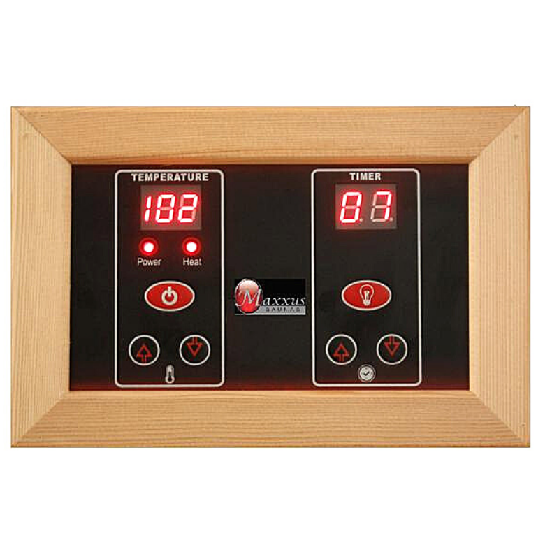 Golden Designs Saunas Golden Designs Maxxus "Seattle" 2 Person Low EMF FAR IR Sauna (MX-J206-01)