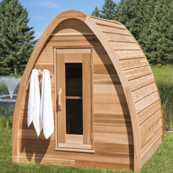 Dundalk LeisureCraft Saunas Dundalk LeisureCraft Clear Cedar Mini POD 2-4 Person Sauna