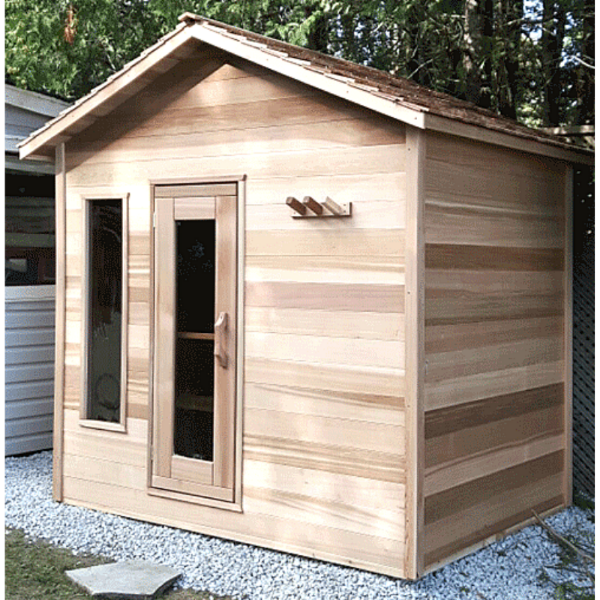 Dundalk LeisureCraft Saunas Dundalk LeisureCraft Clear Cedar Outdoor Cabin Sauna