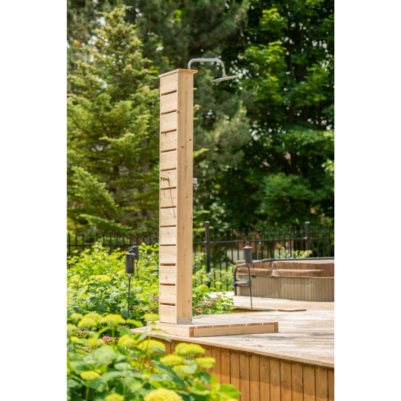 Dundalk LeisureCraft Showers Dundalk LeisureCraft Canadian Timber Sierra Pillar Shower