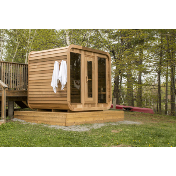 Dundalk LeisureCraft Saunas Dundalk LeisureCraft Clear Cedar Outdoor Luna Sauna