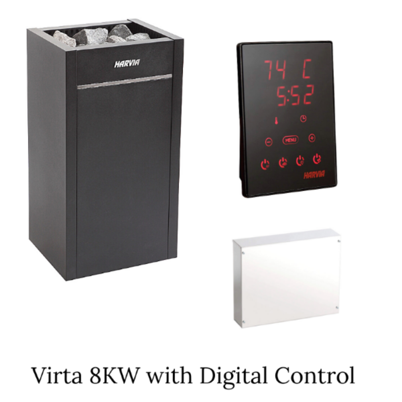 Almost Heaven Saunas Almost Heaven Grandview 4-6 person Canopy Barrel Sauna