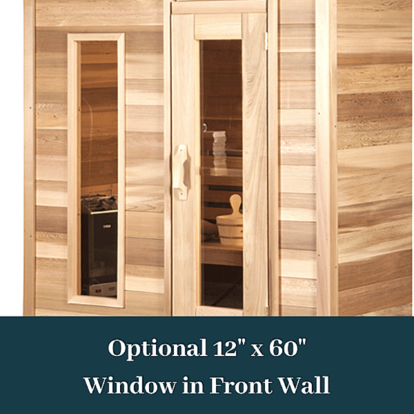 Dundalk LeisureCraft Saunas Dundalk LeisureCraft Clear Cedar Outdoor Cabin Sauna