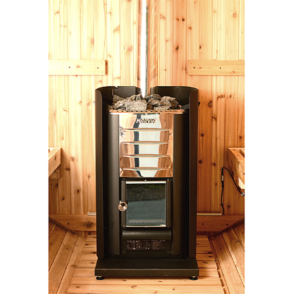 Almost Heaven Saunas Almost Heaven Grandview 4-6 person Canopy Barrel Sauna