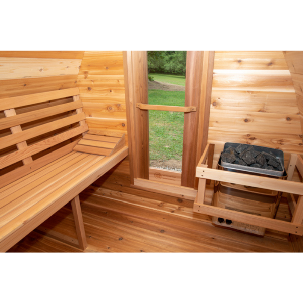 Dundalk LeisureCraft Saunas Dundalk LeisureCraft Clear Cedar Mini POD 2-4 Person Sauna