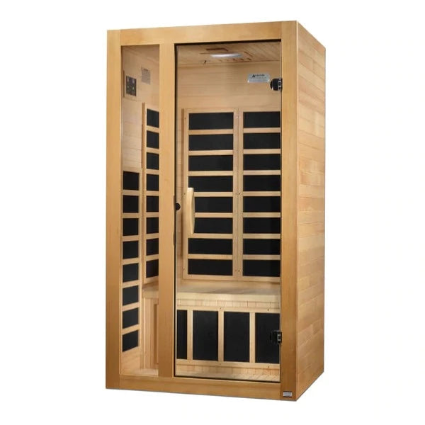 Golden Designs Saunas Dynamic Gracia 1-2 Person Low EMF FAR IR Sauna (DYN-6119-01)
