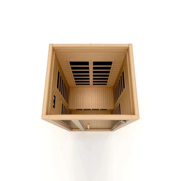Golden Designs Saunas Dynamic Gracia 1-2 Person Low EMF FAR IR Sauna (DYN-6119-01)